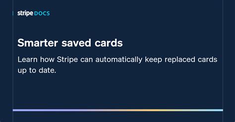 stripe smart saved cards|stripe prefill saved cards.